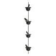 thumbnail image 4 of 2.4M Mobile Iron Bird Outdoor Rain Chain Decor Attached Hanger Wind Chimes Bells, 4 of 10