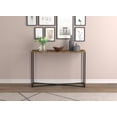 thumbnail image 4 of Safdie & Co. Console Table 44L Brown Reclaimed Wood Black X Metal, 4 of 4
