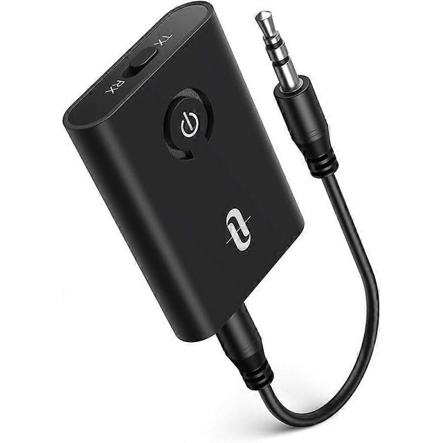 TaoTronics Bluetooth Transmitter Receiver, 2-in-1 Audio Adapter for Lossless Sound with AptX Low Latency