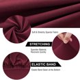thumbnail image 4 of Unique Bargains Spandex Stretch Chair Covers Easily Washable, Gray Bedding for Home, 4 of 8