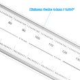 thumbnail image 4 of Uxcell Règle Flexible pour Film 150cm Échelle 0.1mm avec Lignes d'Angle R et de Largeur Règle Droite Pliante en Plastique Transparent pour Usine, Transparent, 1 Pcs, 4 of 6