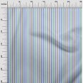 thumbnail image 3 of oneOone Rayon Light Blue Fabric Stripes Craft Projects Decor Fabric Printed By The Yard 56 Inch Wide, 3 of 4