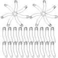 thumbnail image 3 of CHUANK 200 Pcs Épingles de Sécurité en Acier Inoxydable Épingles Courbées Épingle de Sécurité Courbée Durable pour Courtepointe, 3 of 5