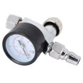 thumbnail image 3 of Hilitand Air Regulator With Pressure Gauge,Mini Adjustable Spray Air Regulator With Pressure Gauge Diaphragm Control Auto Paint, 3 of 8