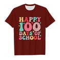 thumbnail image 4 of MEZZALL T-Shirts Imprimés pour Enfants Saison Scolaire Col Rond T-Shirt à Manches Courtes pour Garçons Filles Tee Hauts Mignon, 6-7 Ans, 4 of 4