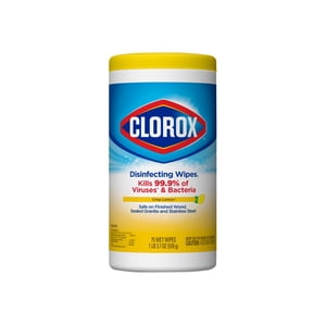Clorox Company 1628 Disinfecting Wipes Lemon 75Ct