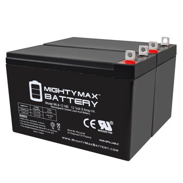 Batterie de Remplacement 12V 9AH pour Schumacher 5799000007 - Lot de 2