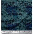thumbnail image 1 of Soimoi Viscose Chiffon Fabric Leaves & Texture Print Sewing Fabric Yard 42 Inch Wide, 1 of 2