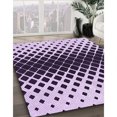 thumbnail image 3 of Ahgly Tapis Rond Lavable en Machine Intérieur Transitionnel Fleur Rose, 6 Pieds Rond, 3 of 7