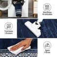 thumbnail image 3 of GOGRANT Washable Area Rug 2x6ft Blue Tones Non Slip Modern Print Carpet, 3 of 13