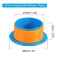 thumbnail image 2 of Unique Bargains Poignée de Rétrécissement 3 Pouces, Distributeur de Pellicule Extensible 8 Pcs Distributeur de Film Extensible Main en Plastique pour Meubles, Bleu, 2 of 5