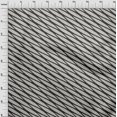 thumbnail image 4 of oneOone Georgette Viscose Black Fabric Abstract Stripe Craft Projects Decor Fabric Printed By The Yard 42 Inch Wide, 4 of 5