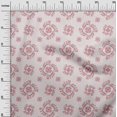 thumbnail image 3 of oneOone Rayon Dark Rose Brown Fabric Florals Craft Projects Decor Fabric Printed By The Yard 56 Inch Wide, 3 of 4