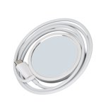 Magnetic Wireless Charger, Fast Charging USB Magnetic Charger  For Office White