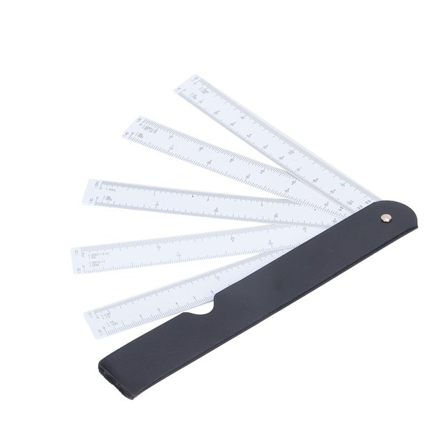 Multi Ratio Measure Rulers, Engineer Scale Ruler Fan-Shaped Ruler Folding Scale Ruler Art Drawing Painting For Art Drawing Clothing Interior Design
