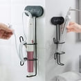 thumbnail image 5 of Barre de Curling Murale pour Salle de Bain Support Sèche-Cheveux Sans Perçage, 5 of 5