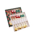 thumbnail image 2 of Rbaofujie Fall Decor Christmas Spoon Christmas Dessert Spoon fork Stainless Steel Tableware Set Cute Doll with Hand Gift Christmas Decorations Outdoor, 2 of 2