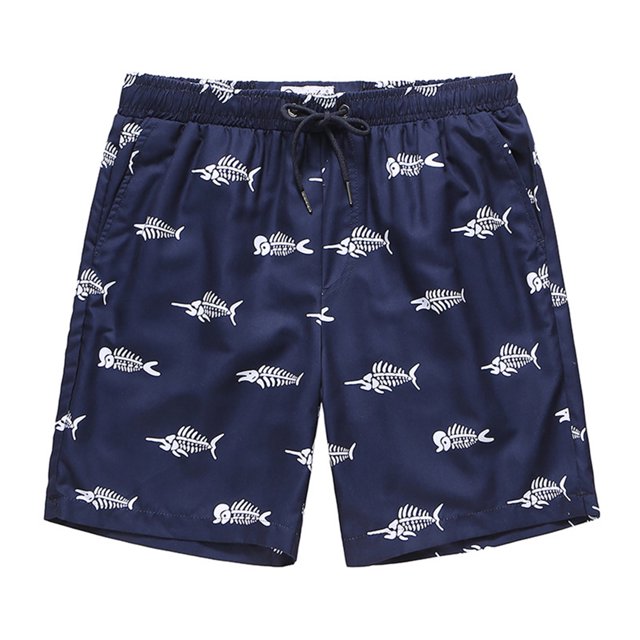 KAWELL Mens Swim Trunks Quick Dry Swim Shorts with Pockets Funny Beach Shorts