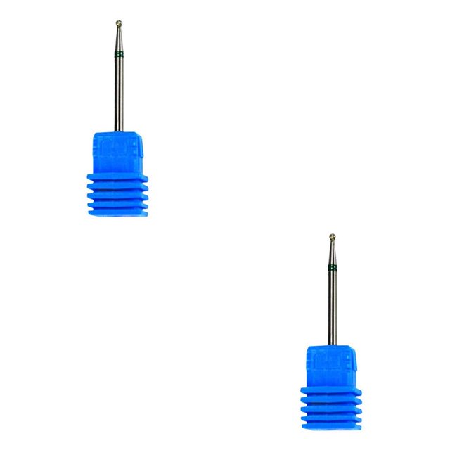 maskred Nail Art Drill Ceramic Bit File Polish Cuticle Clean Manicure Too No.02 2Set