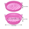 thumbnail image 4 of TIMIFIS Air Silicone Doublure en pour Friteuse à Chaud, Ensemble de Pots en Silicone pour Friteuse à Air Chaud pour Friteuse à Air Double Ninja, Plateau de Cuisson en Silicone Réutilisable pour Friteuse à Air, Panier pour Friteuse à Air pour Friteuse à Air Instantanée, 4 of 4