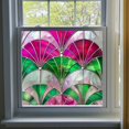 thumbnail image 4 of Static Cling Window Film Colorful Art Stained Glass Window Decal Removable Decorative Sticker 50cm ×50cm, 4 of 7