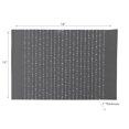 thumbnail image 2 of Coton En Vinyle Placemat Pinstripe Grey - Ensemble De 12, 2 of 3