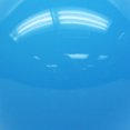 thumbnail image 3 of Bougie en forme de boule bleu haute brillance, non parfumée, 3 of 5