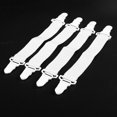 thumbnail image 4 of 8 Pcs Pinces Élastiques Blanches pour Matelas et Draps à la Maison, 4 of 7