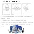 thumbnail image 2 of kurtrusly Christmas Themed Face Mask Dustproof Breathable Printing Mask with Elastic Ear Band Type 9, 2 of 7