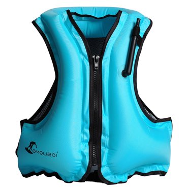 Amdohai Gilet de Natation Gonflable pour Adulte pour Appareil de Snorkeling, Natation, Dérive, Surf, Sports Nautiques Life Saving