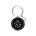 thumbnail image 2 of Creative DIY To My SON Black Stainless Steel Last Name 26 Letter Keychain 2.5cm, 2 of 7