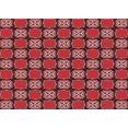 thumbnail image 1 of Ahgly Company Tapis Rectangulaire Lavable en Machine Intérieur Transitionnel Rouge Canneberge, 4 Pieds x 6 Pieds, 1 of 7