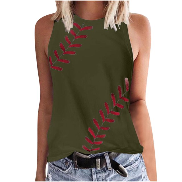 Birdeem Women Floral Printing Tank Fit Round-Neck Sleeveless Block Shirts Tunic Tee Tops