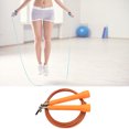 thumbnail image 2 of Speed Skipping Wire Rope Indoor Outdoor wire rope jumping rope Jumping Rope Weight Loss Exercise Home Gym Workout Tool, Orange, 2 of 7