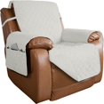 thumbnail image 1 of 2024 Reversible Quilted Sofa Cover  Water Resistant Slipcover Furniture Protector  Washable Couch Cover with Non Slip Foam and Elastic Straps for Kids  Dogs  Pets (Small  Pink/Beige), 1 of 7