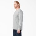 thumbnail image 4 of Dickies T-Shirt à Manches Longues pour Homme, Col Ras du Cou, Épais, L, Gris Chiné, 4 of 7