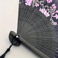 thumbnail image 3 of Traditional Japanese Silk Folding Hand Fans Set for Dance Performance Home and Asian Themed Events, 3 of 5