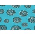 thumbnail image 1 of Ahgly Company Machine Washable Indoor Rectangle Transitional Dark Cyan Green Area Rugs, 4' x 6', 1 of 7