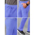thumbnail image 4 of Adar Addition Scrubs for Men - Slim Leg Cargo Drawstring Scrub Pants - A6106 - Ceil Blue - 2X, 4 of 8