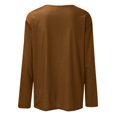 thumbnail image 5 of Timegard Hauts pour Femmes Col Rond Manches Longues Ample Confortable Chandail Uni Haut Décontracté T-Shirt Basique, 5 of 5