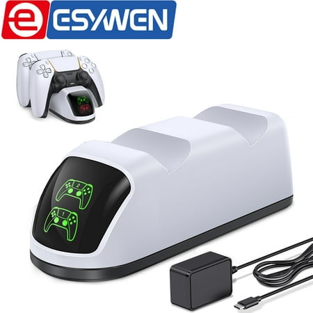 APPIE PS5 Controller Charging Station with AC Adapter, PS5 Charging Station Compatible with Playstation 5 Controllers
