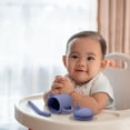 thumbnail image 4 of Kushies Silicone Sippy Cup with Straw - Blue, 4 of 4