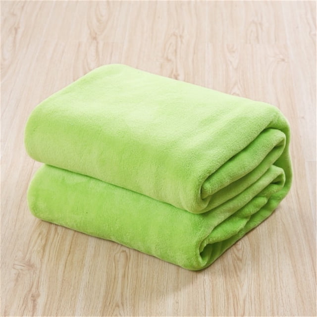 XZNGL Super Soft Throw Blankets Super Soft Warm Solid Warm Micro Plush Fleece Blanket Throw Rug Sofa Bedding