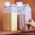 thumbnail image 4 of Rice Box, Flour Storage Bin Thick Plastic Food Container Bean Storage Bin, Grain For Cereal, 4 of 7