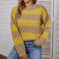 thumbnail image 3 of Tralilbee Women's Crew Neckline Chenille Sweater, 3 of 6