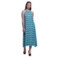 thumbnail image 1 of Bimba Geometric Women Printed Backless Long Halter Neck Beachwear RayonDress-XXX-Large, 1 of 1