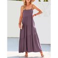 thumbnail image 1 of Gspmoly Robes Décontractées pour Femmes, Robe d'Été Décontractée Ample pour Femmes à Bretelles, Longue Maxi de Plage, Robes d'Été pour Femmes, Robes de Soirée pour Femmes, Offres Hebdomadaires, 1 of 6