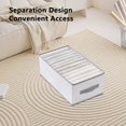 thumbnail image 4 of Meitianfacai Clothes Organizer Storage Box, Foldable Clothing Storage Box Wardrobe Classification Container Household Clothing Bedroom Socks Pants Drawer Organizers, 4 of 7