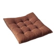 thumbnail image 1 of Outdoor Chair Cushions with Back Corduroy Strap Chair Cushion Cushion Solid Color Chair Cushion Strip Velvet Comfortable Fart Cushion Outdoor Rocking Chair Cushions, 1 of 2