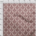 thumbnail image 3 of oneOone Velvet Maroon Fabric Asian Block Fabric For Sewing Printed Craft Fabric By The Yard 58 Inch Wide, 3 of 4